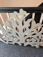 Houten Boom Wanddecoratie - Grijs/Bloemen, Ophalen, Gebruikt