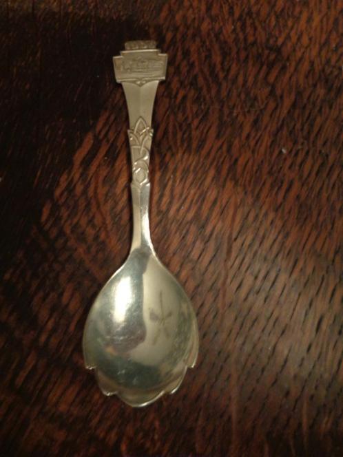verzilverde suiker lepel  AVRO 1936, Antiek en Kunst, Antiek | Bestek, Ophalen of Verzenden