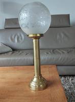 Vintage messing Tafellamp origineel DHR, Ophalen, Gebruikt, Minder dan 50 cm