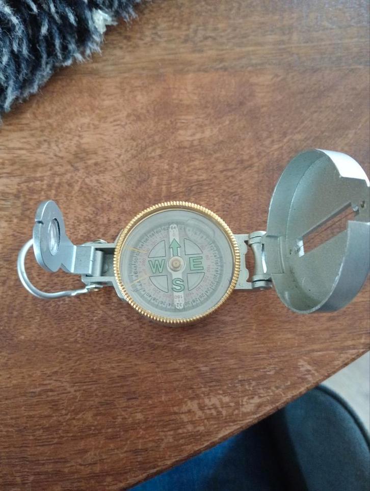 Militair Richting Kompas - Engineer Directional Compass, Antiek en Kunst, Antiek | Gereedschap en Instrumenten, Ophalen of Verzenden