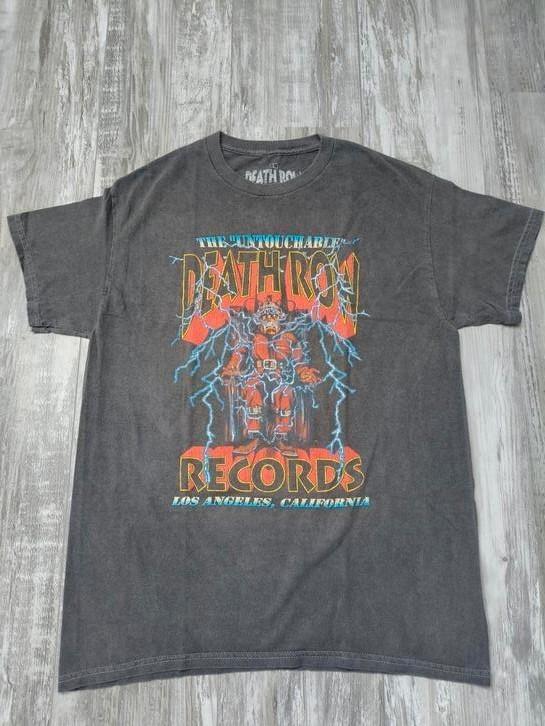 Death Row Records T-Shirt, Kleding | Dames, T-shirts, Zo goed als nieuw, Maat 42/44 (L), Zwart, Korte mouw, Ophalen of Verzenden