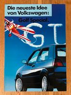 Volkswagen VW Golf Special brochure voor GT en GTI 10/87, Boeken, Verzenden, Zo goed als nieuw, Volkswagen