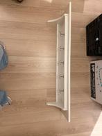 Witte Wandkapstok met 5 haken, Wandkapstok, Gebruikt, Ophalen of Verzenden, Minder dan 100 cm