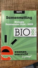 ExamenOverzicht - Samenvatting Examenstof Biologie HAVO, Boeken, Schoolboeken, Biologie, HAVO, ExamenOverzicht, Ophalen