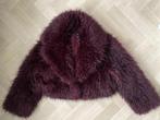 Nieuw Mango faux fur jacket bont jas M 38 wijnrood paars, Nieuw, Maat 38/40 (M), Mango, Ophalen of Verzenden