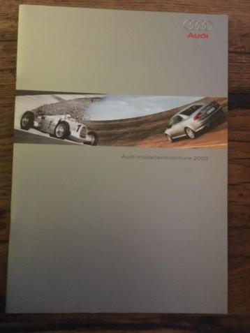 Audi modellenprogramma folders beschikbaar voor biedingen