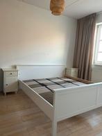 Ikea hemnes bed 180x200, Huis en Inrichting, Slaapkamer | Bedden, Ophalen, Gebruikt, Wit, Tweepersoons
