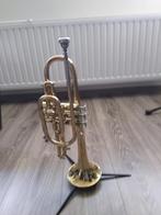 Trompet - Zo goed als nieuw!, Ophalen of Verzenden, Zo goed als nieuw, Bes-trompet, Met koffer