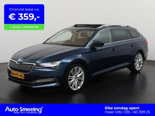 Skoda Superb Combi 1.4 TSI iV Style | Panoramadak | Virtual, Auto's, Skoda, Bedrijf, Te koop, Superb, 360° camera, ABS, Achteruitrijcamera