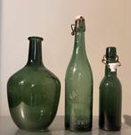 Oude glazen flessen, Antiek en Kunst, Antiek | Glas en Kristal, Ophalen