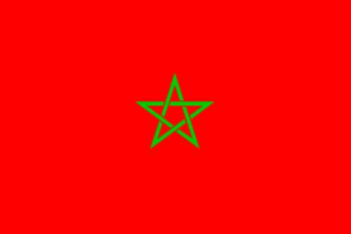 Vlag van Marokko, (vlag 90 x 150 cm), Diversen, Vlaggen en Wimpels, Nieuw, Ophalen of Verzenden