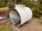 Halve polyester tank, te gebruiken voor bijv. Hottub, Ophalen, Gebruikt