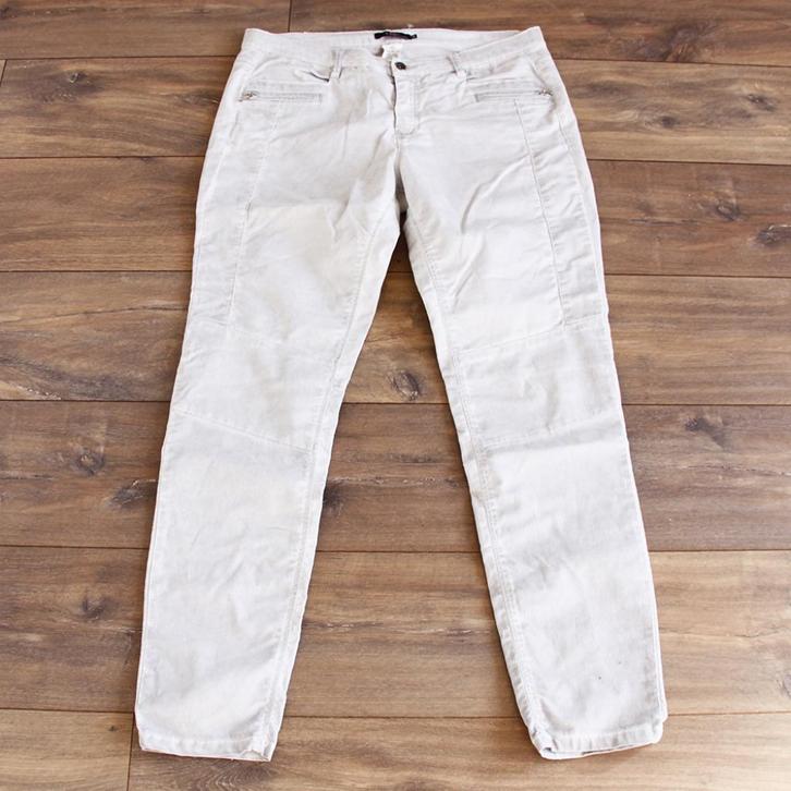 Mooie Enjoy Broek (Maat 44) - 71 € 20,-, Kleding | Dames, Broeken en Pantalons, Zo goed als nieuw, Maat 42/44 (L), Wit, Lang, Ophalen of Verzenden