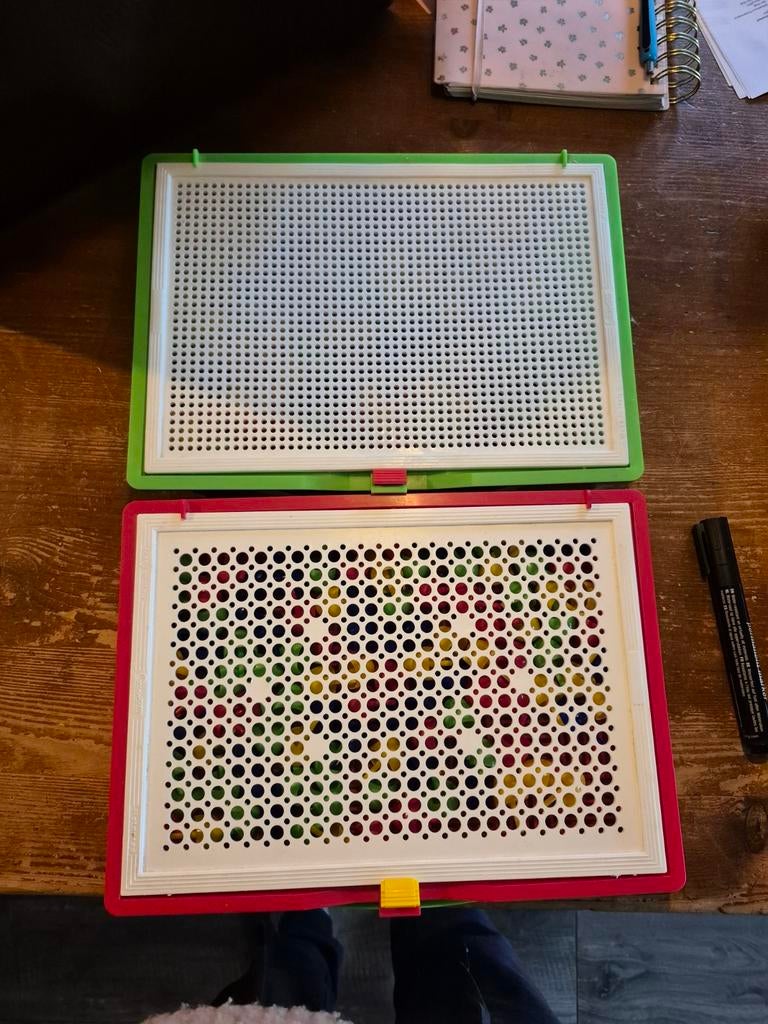 Insteekmozaiek met voorbeeldmapje, Kinderen en Baby's, Speelgoed | Educatief en Creatief, Ophalen of Verzenden, Zo goed als nieuw