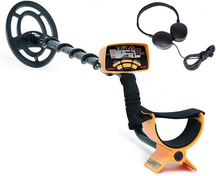 Garrett Ace 250 metaaldetector weinig gebruikt, Hobby en Vrije tijd, Metaaldetectors, Zo goed als nieuw, 30 cm of minder, Garrett