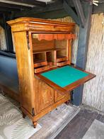 Antieke Mahonie Secretaire uit 1880, Huis en Inrichting, Kasten | Secretaires, Ophalen, Gebruikt
