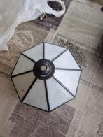 Glas in lood lampekapje, Huis en Inrichting, Lampen | Lampenkappen, Ophalen, Rond, Minder dan 25 cm