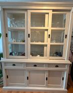 Landelijke buffetkast wit, Ophalen, 200 cm of meer, 150 tot 200 cm, 25 tot 50 cm