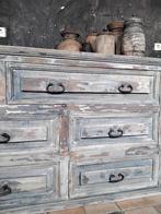 Grote stoere kast 207x59x90h., Ophalen, Gebruikt, 5 laden of meer, 200 cm of meer