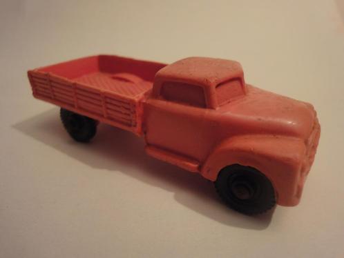 # rozerode Tomte Laerdal No. 750/7 - Motor Lorry 1962-1972, Hobby en Vrije tijd, Modelauto's | Overige schalen, Gebruikt, Bus of Vrachtwagen