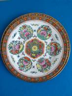 Antiek Chinees Porselein vergulde 2 borden Famille Rose, Ophalen of Verzenden