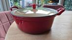 Gietijzeren braadpan stoofpan 29 cm, Huis en Inrichting, Keuken | Potten en Pannen, Ophalen of Verzenden, Gebruikt, Gietijzer
