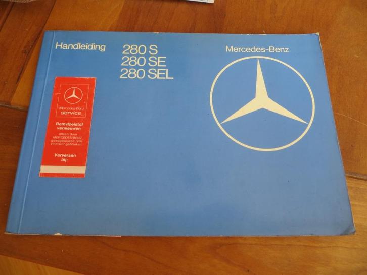 Instructieboek Mercedes 280 S, 280 SE, 280 SEL W126 1982, Auto diversen, Handleidingen en Instructieboekjes, Ophalen of Verzenden