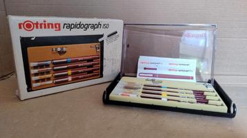 Rotring Rapidograph pennen set in doos beschikbaar voor biedingen