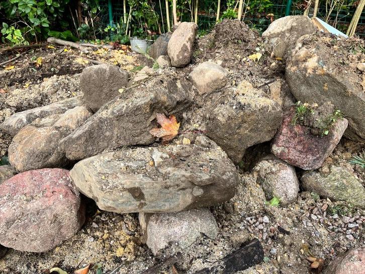 Mooie partij veldkeien, Tuin en Terras, Grind, Keien en Split, Gebruikt, Kei, Multi, Graniet, Ophalen