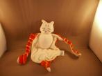 keptin-jr poes/kat gestreept oranje/geel/wit/rood badstof, Ophalen of Verzenden, Nieuw, Poes