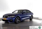 BMW 330e 292PK PHEV Automaat M-Sport High Executive leer|hud, Achterwielaandrijving, Gebruikt, 4 cilinders, Blauw