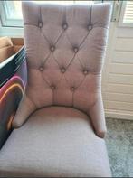 2 eetkamerstoelen taupe, Huis en Inrichting, Ophalen, Gebruikt, Twee, Overige kleuren