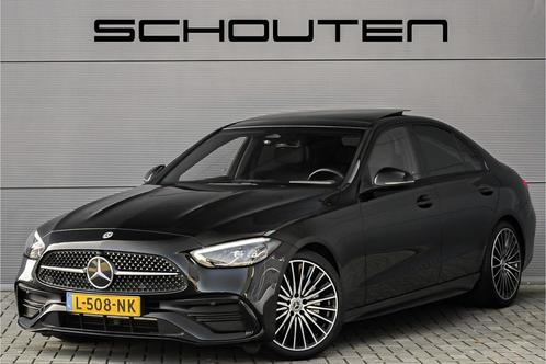 Mercedes-Benz C-Klasse 180 AMG Line Pano Night Leder 19", Auto's, Mercedes-Benz, Bedrijf, Te koop, C-Klasse, ABS, Achteruitrijcamera