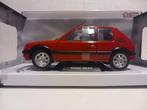 Peugeot 205 GTI 1.9 rood of blauw Solido 1:18 KRD, Ophalen of Verzenden, Zo goed als nieuw, Auto, Solido