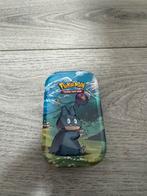 Pokemon bakjes compleet met 1 kaartje, Ophalen of Verzenden, Zo goed als nieuw, Losse kaart