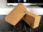 Set of 2 Cork Yoga Blocks – Natural, Supportive & Eco-Friend, Sport en Fitness, Yoga en Pilates, Ophalen, Zo goed als nieuw, Yoga-accessoire