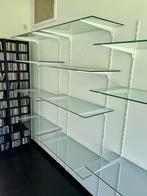 Wandsysteem schapdragers met Glasplaten, Huis en Inrichting, Ophalen, Gebruikt
