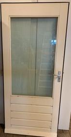 Deur, Doe-het-zelf en Verbouw, Deuren en Horren, Gebruikt, 80 tot 100 cm, Ophalen of Verzenden, Buitendeur