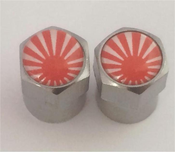 Japanse Kamikaze vlag ventieldoppen, Motoren, Tuning en Styling, Verzenden
