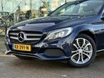 Mercedes C-klasse 350 e Lease Edition Airco Clima Cruise NAP, Achterwielaandrijving, Gebruikt, Blauw, Leder en Stof