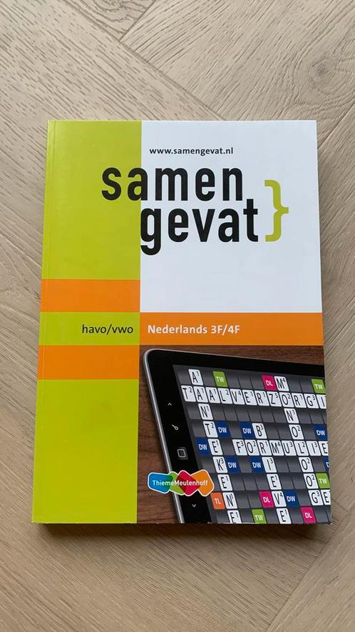 Samengevat havo/vwo Nederlands 3F/4F, Boeken, Schoolboeken, Zo goed als nieuw, Nederlands, HAVO, Ophalen of Verzenden