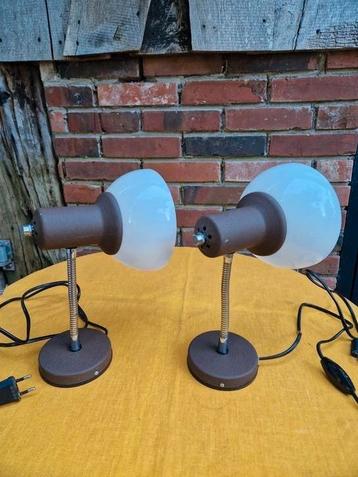 2 x Herda design wandlamp retro mushroom bedlamp beschikbaar voor biedingen