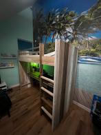 Mooie Hoogslaper met Bureau - Gedemonteerd, Huis en Inrichting, Ophalen, Gebruikt, Eenpersoons, 160 tot 180 cm