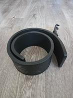 Reeva Lifting Belt – Zwart Lederen Powerlift Riem (Maat L), 95 tot 105 cm, Onbekend, Ophalen of Verzenden, Zo goed als nieuw