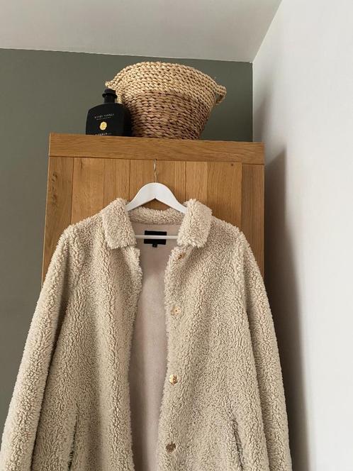 Teddy jas G-maxx dames maat S/M gebroken wit beige, Kleding | Dames, Jassen | Zomer, Zo goed als nieuw, Maat 36 (S), Wit, Ophalen of Verzenden