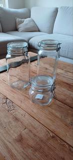 Weckpotten - 2 groot, 1 klein, Huis en Inrichting, Keuken | Keukenbenodigdheden, Ophalen, Gebruikt