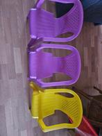 3 plastic stevige kinder stoeltjes van de action, Ophalen, Gebruikt, Stoel(en)