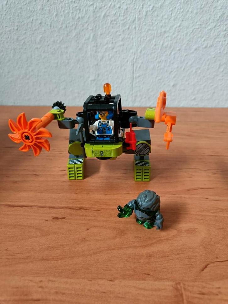Lego Power Miners 8957 Mine Mech, met rotsmonstertje, Kinderen en Baby's, Speelgoed | Duplo en Lego, Zo goed als nieuw, Lego, Complete set