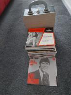 Leuk oud nostalgische single koffer met jukebox singles., Overige genres, Gebruikt, 7 inch, Single