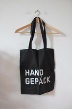 katoenen tas 'Handgepäck' (handbagage), Verzenden, Zo goed als nieuw, Zwart